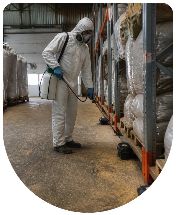 Профессиональная дератизация зернового склада в Ростове